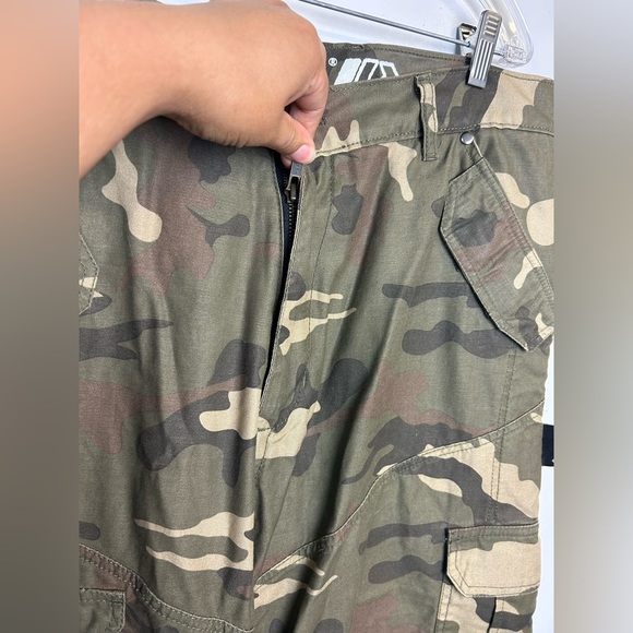 BILT Iron Workers Men Motorcycle Pants Mens 38X32 Camo Cargo Ankle Straps DuPont - Picture 5 of 16